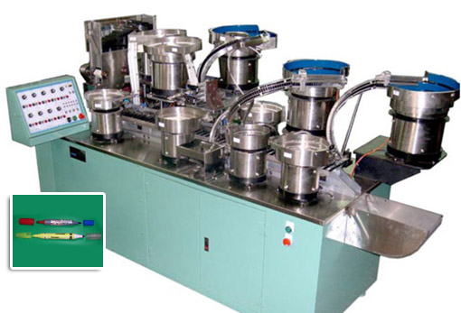 Dual Color & Head Marker Pen Assembly Machine