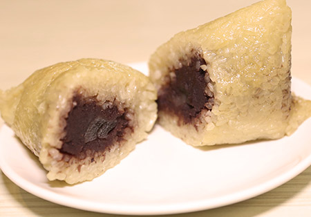 豆沙甜粽